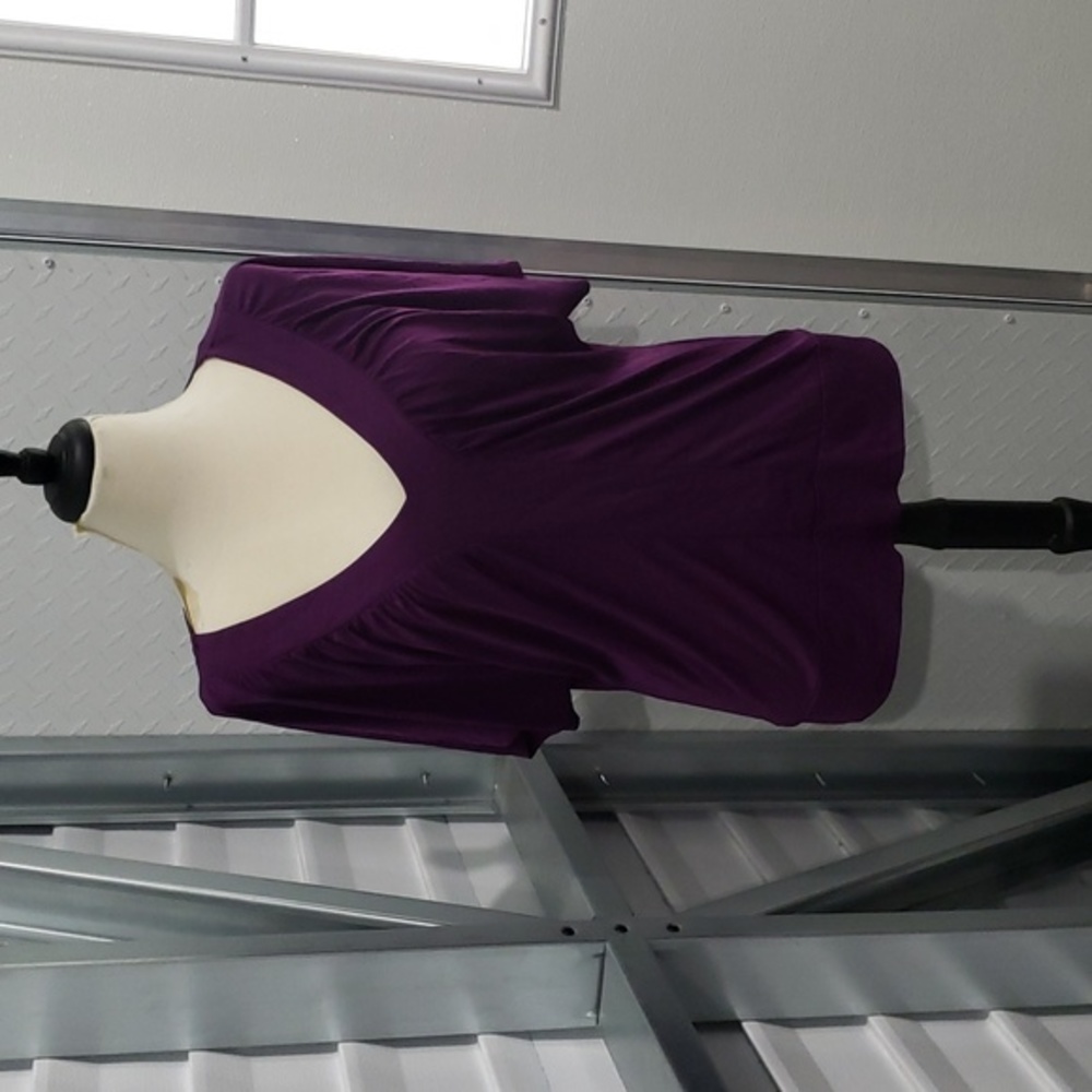 Purple AB Studio Blouse Size Large